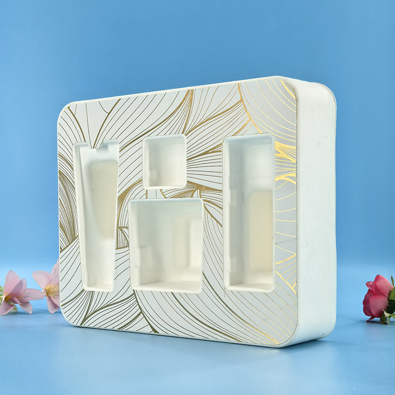 Dyed paper holder